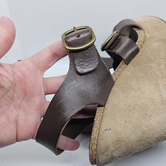 Pedro Garcia brown leather Tex wedge platform sandals EU 39.5 - Picture 12 of 12